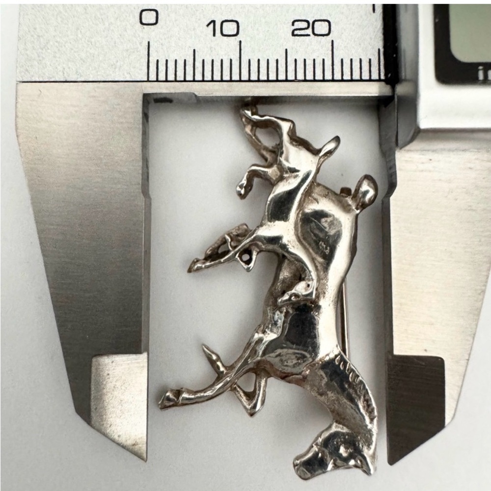 Sterling Silver Horse Brooch - Picture 7 of 11